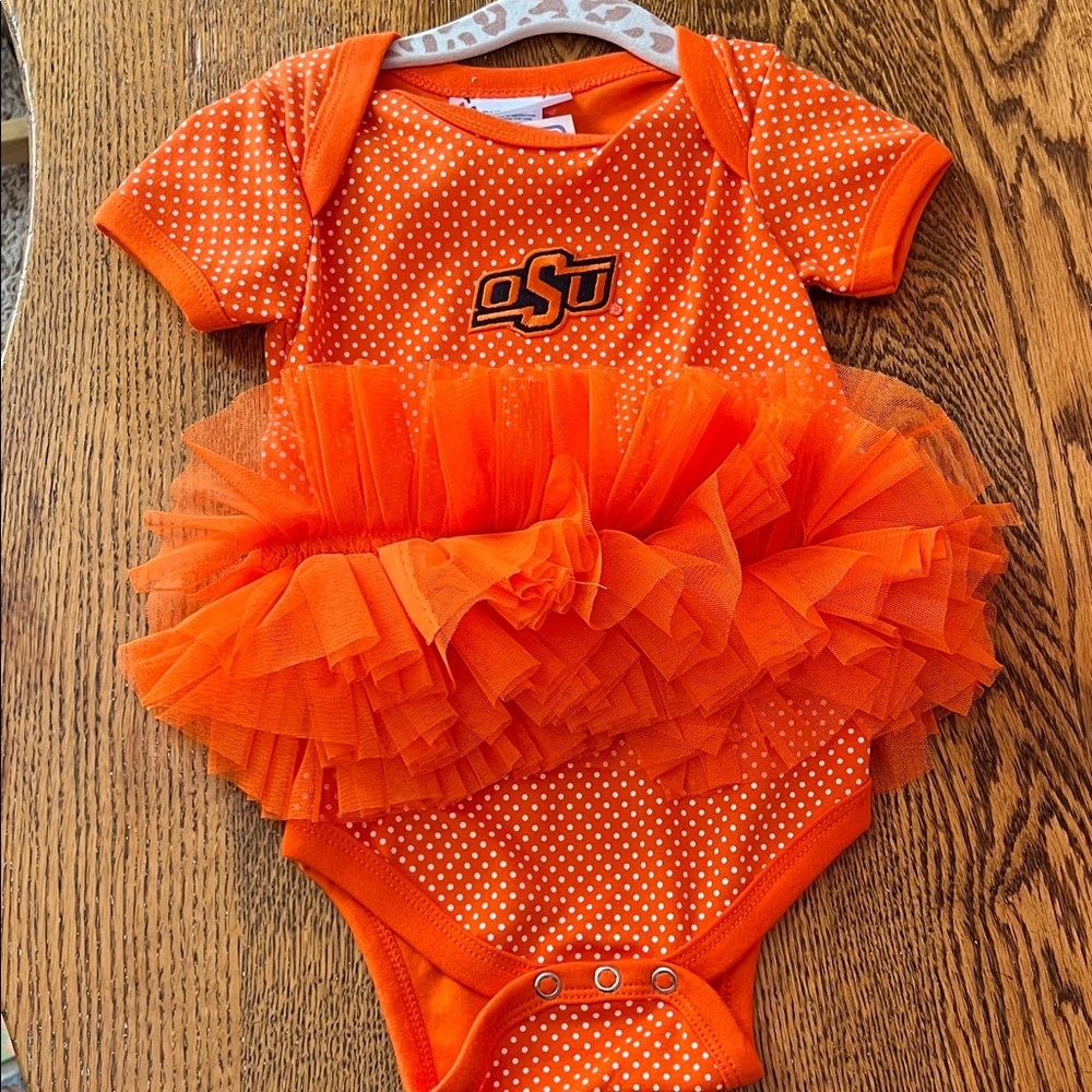 Oklahoma State (OSU) tutu onesie